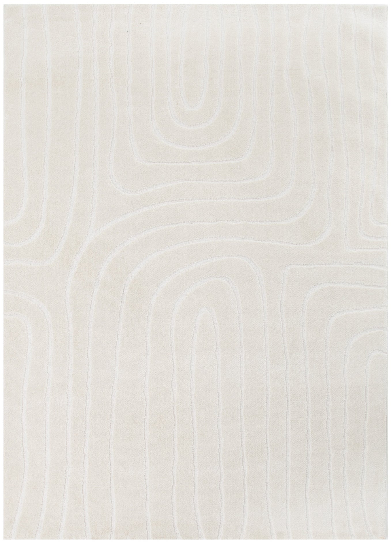 Mila Arch Lines Cream Rug - MIL7