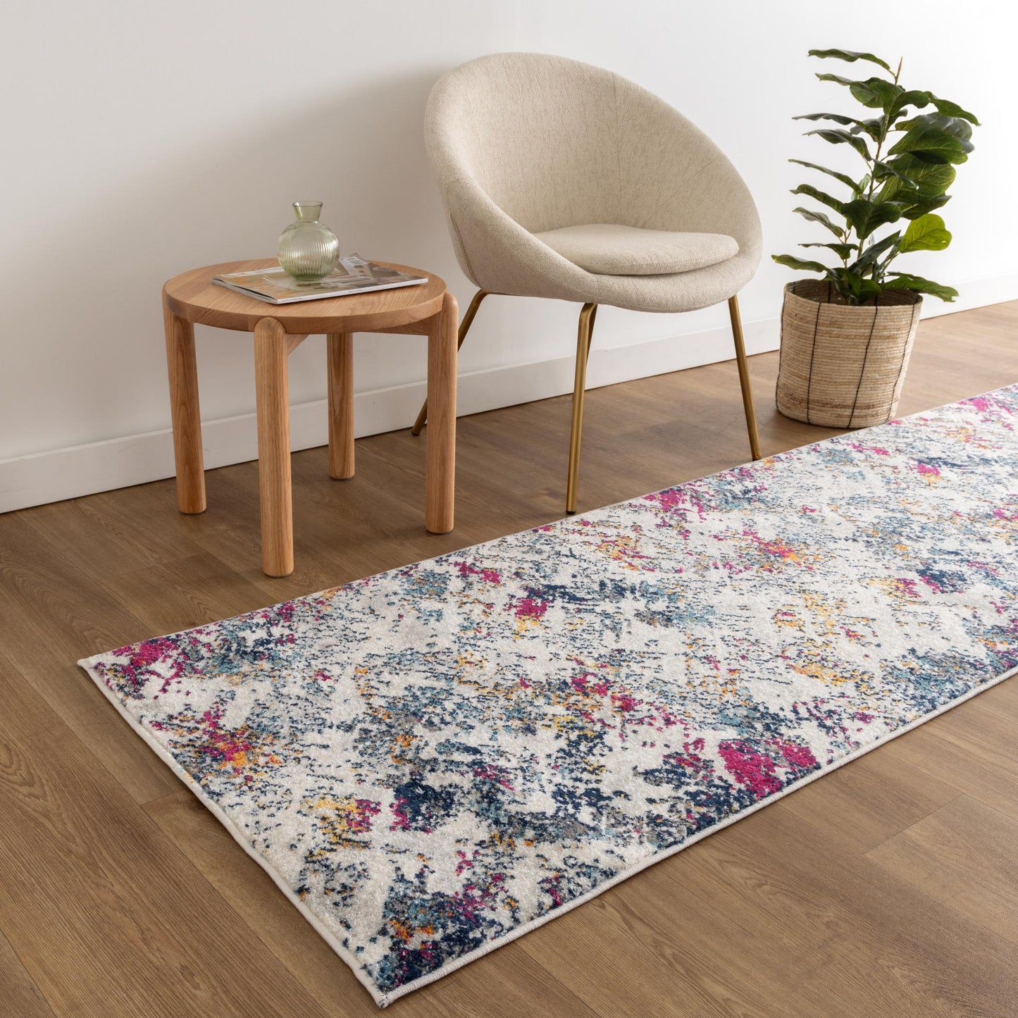 Provence Chiffa Cream Grey Transitional Rug - PROV01