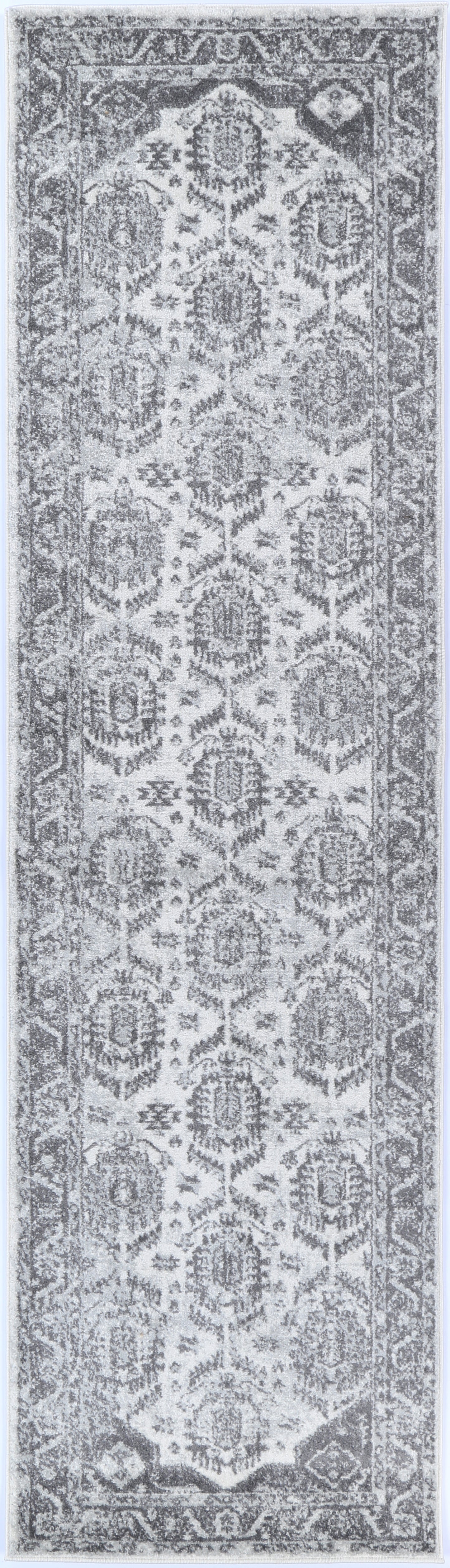 Provence Cosquer Cream Grey Traditional Rug - PROV03