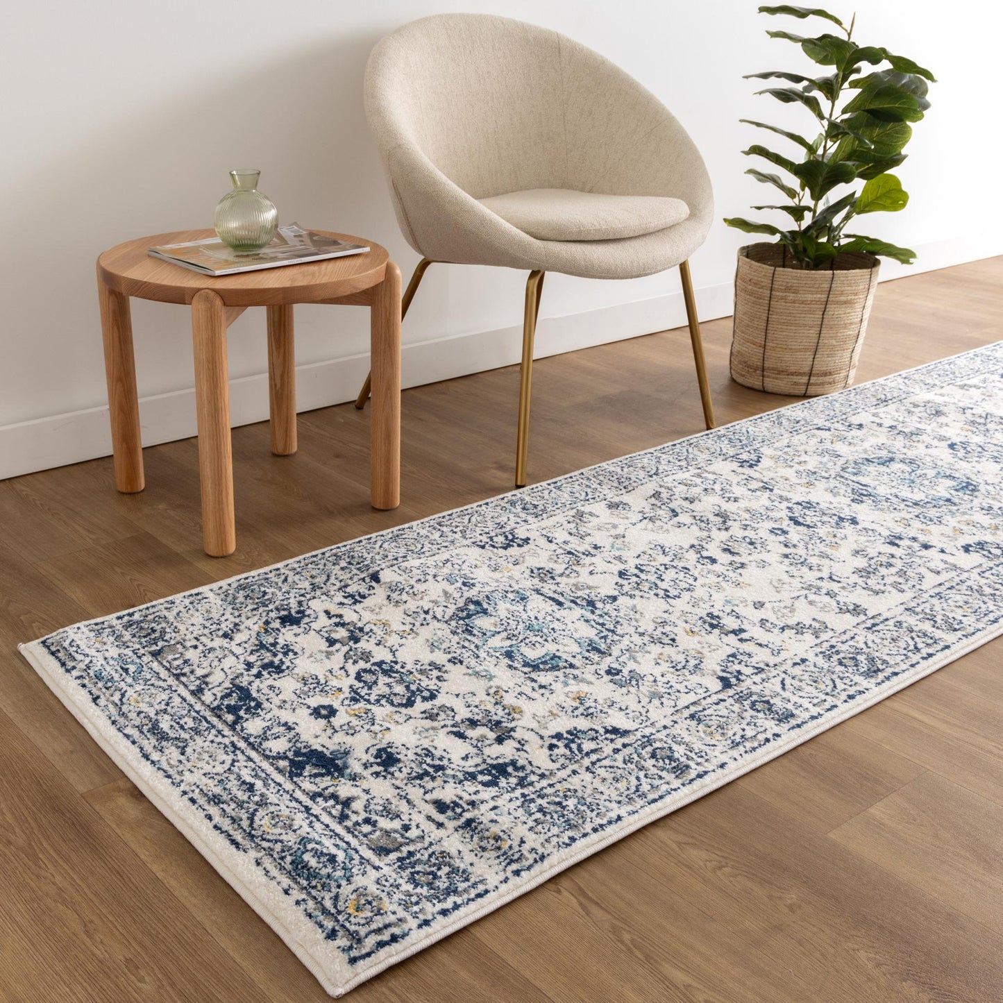 Provence Alpes Navy Multi Traditional Rug - PROV22