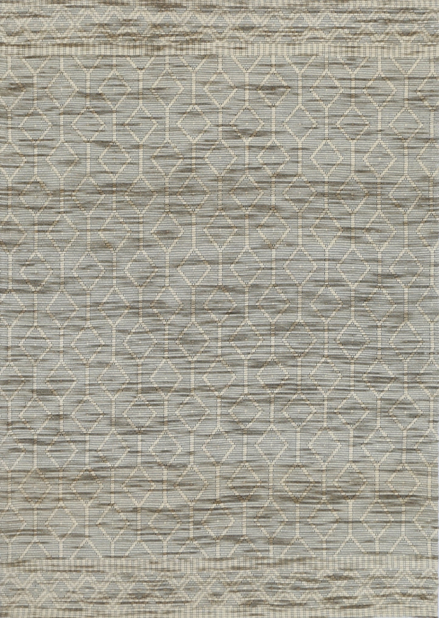 Pani Lattice Moss Wool Rug