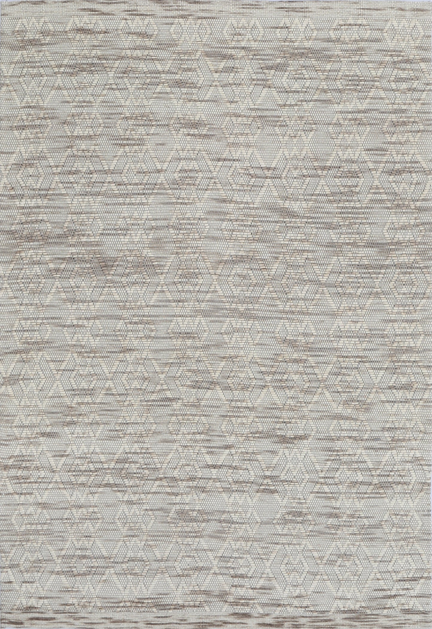 Pani Diamond Beige Wool Rug