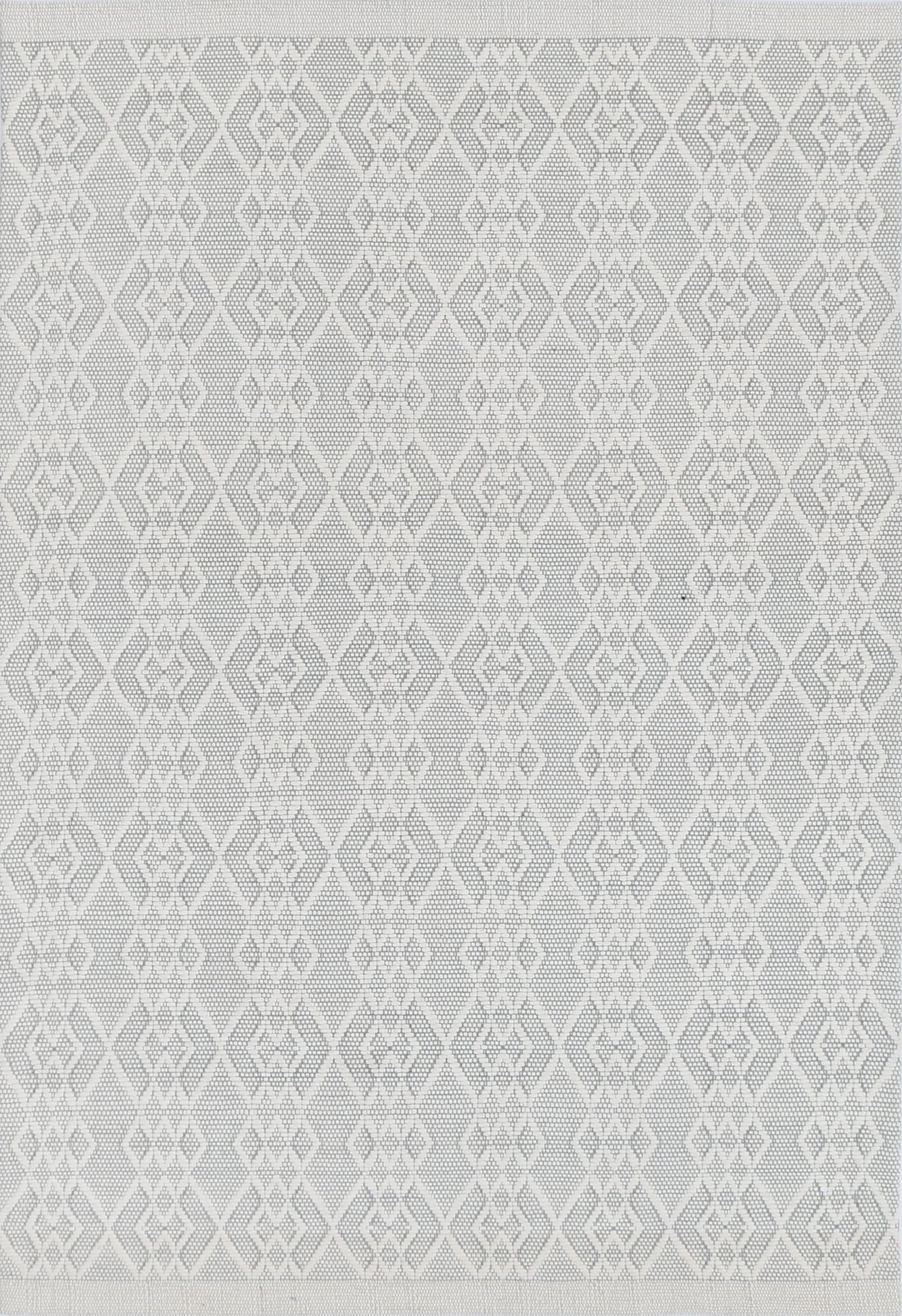 Pani Diamond Grey Wool Rug