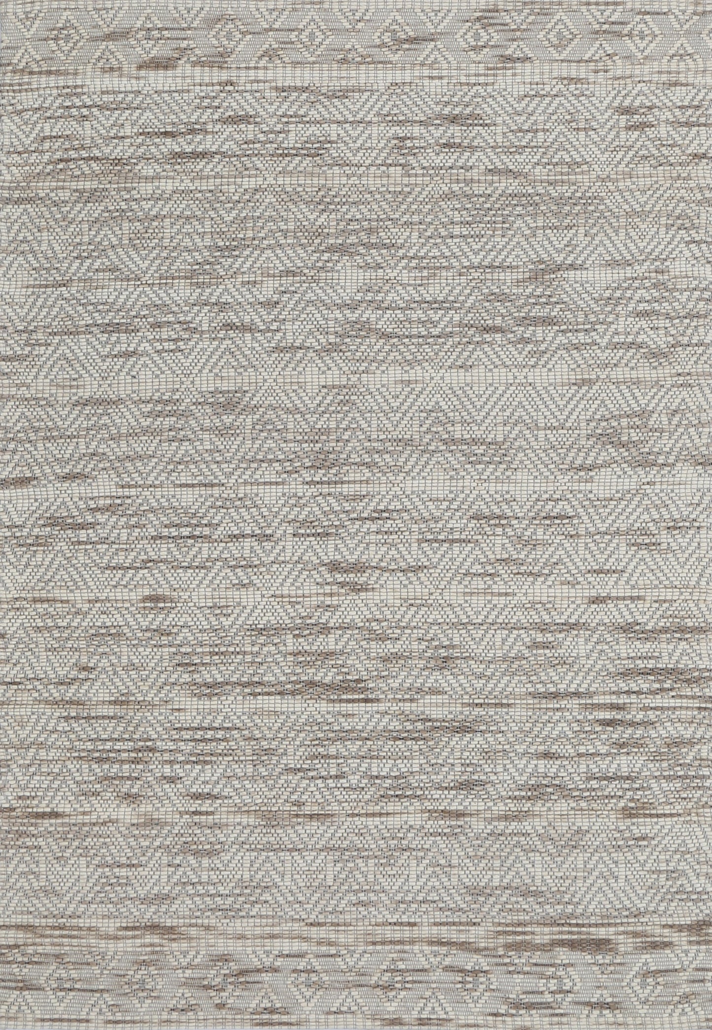 Pani Chevron Beige Wool Rug
