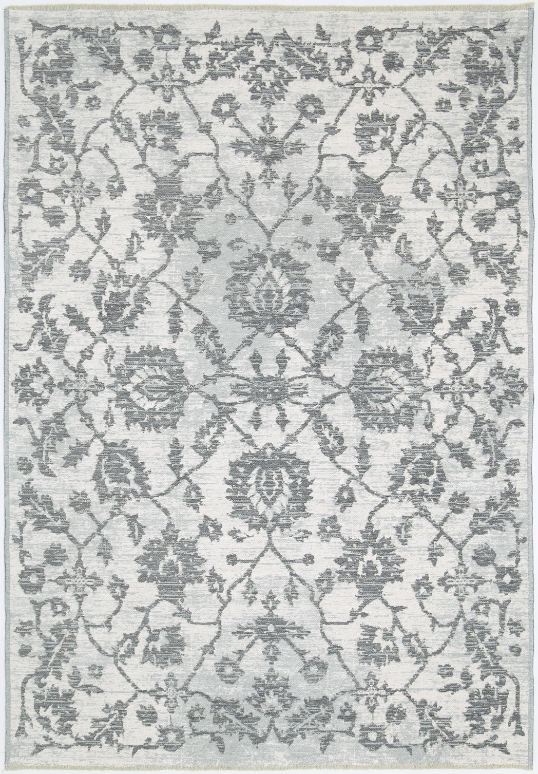 Rusty Vintage Classic, Amazing 2 in 1 Reversible Rug Grey
