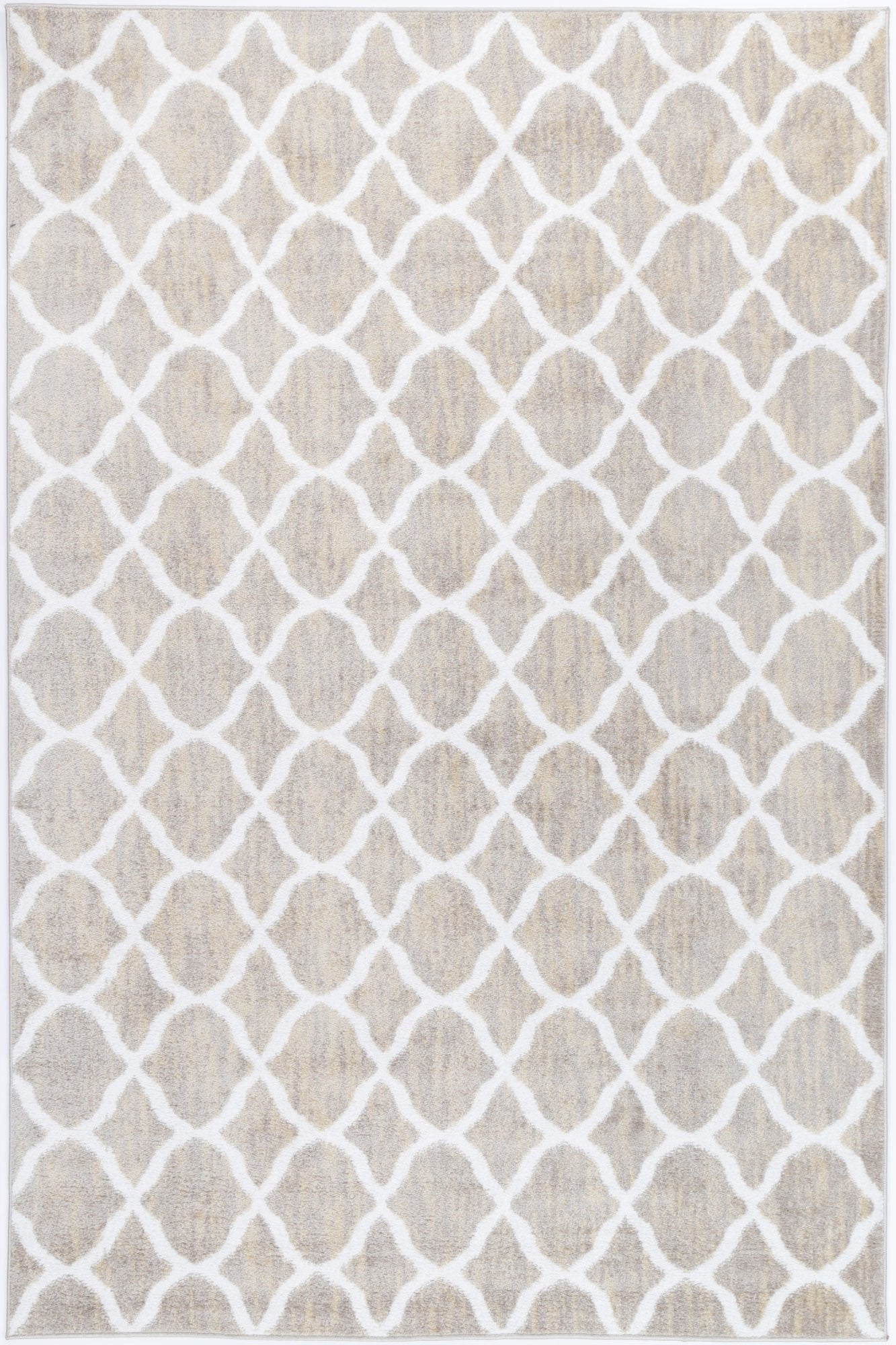 Paisley Lattice Latte Rug