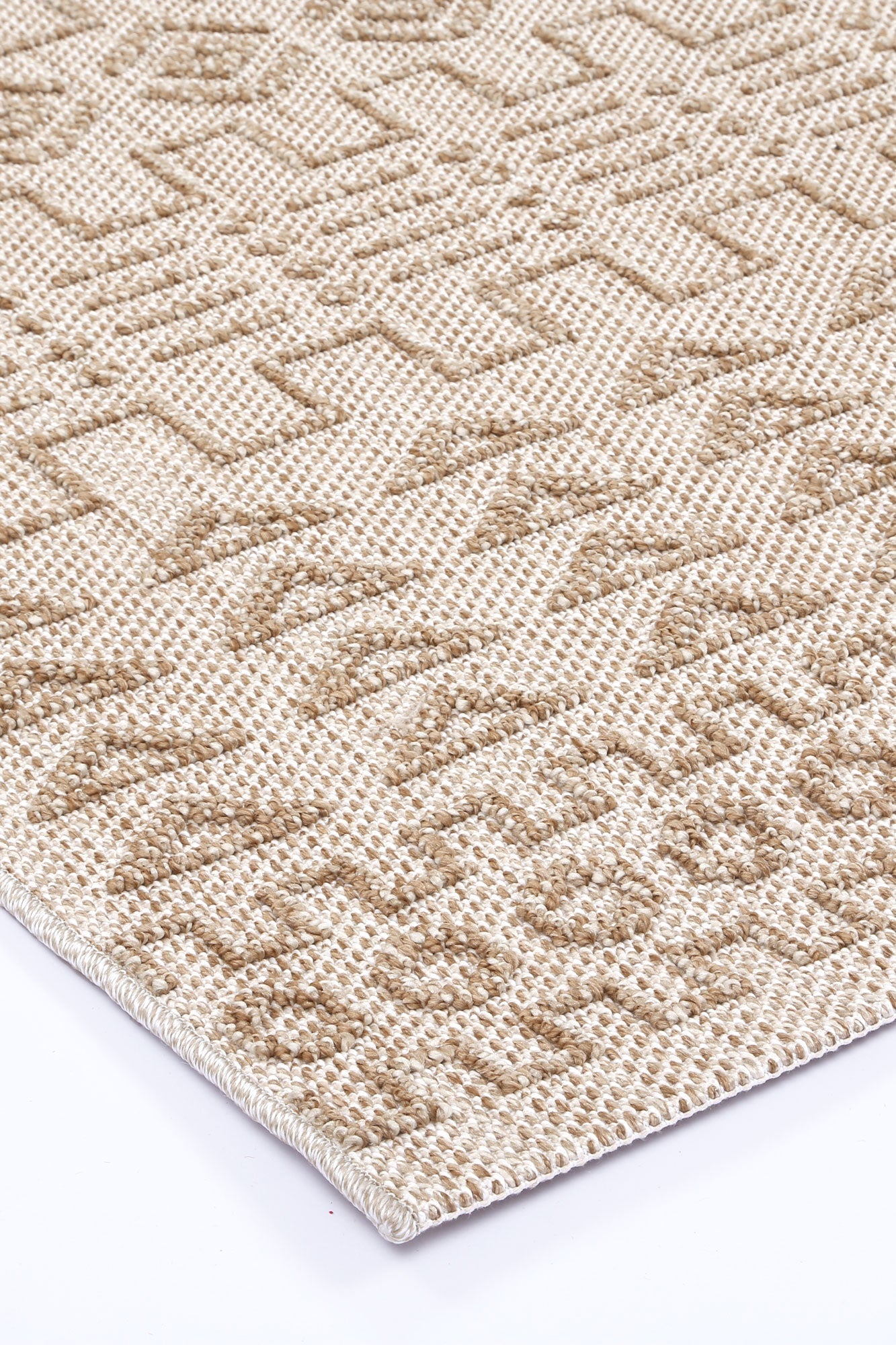 Elara Bresha Indoor / Outdoor Beige Rug