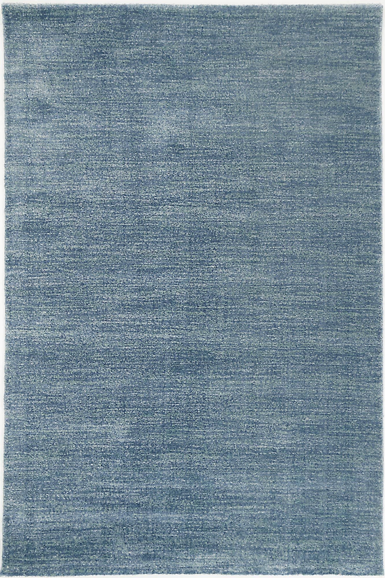 Veranice Solid Blue Modern Rug