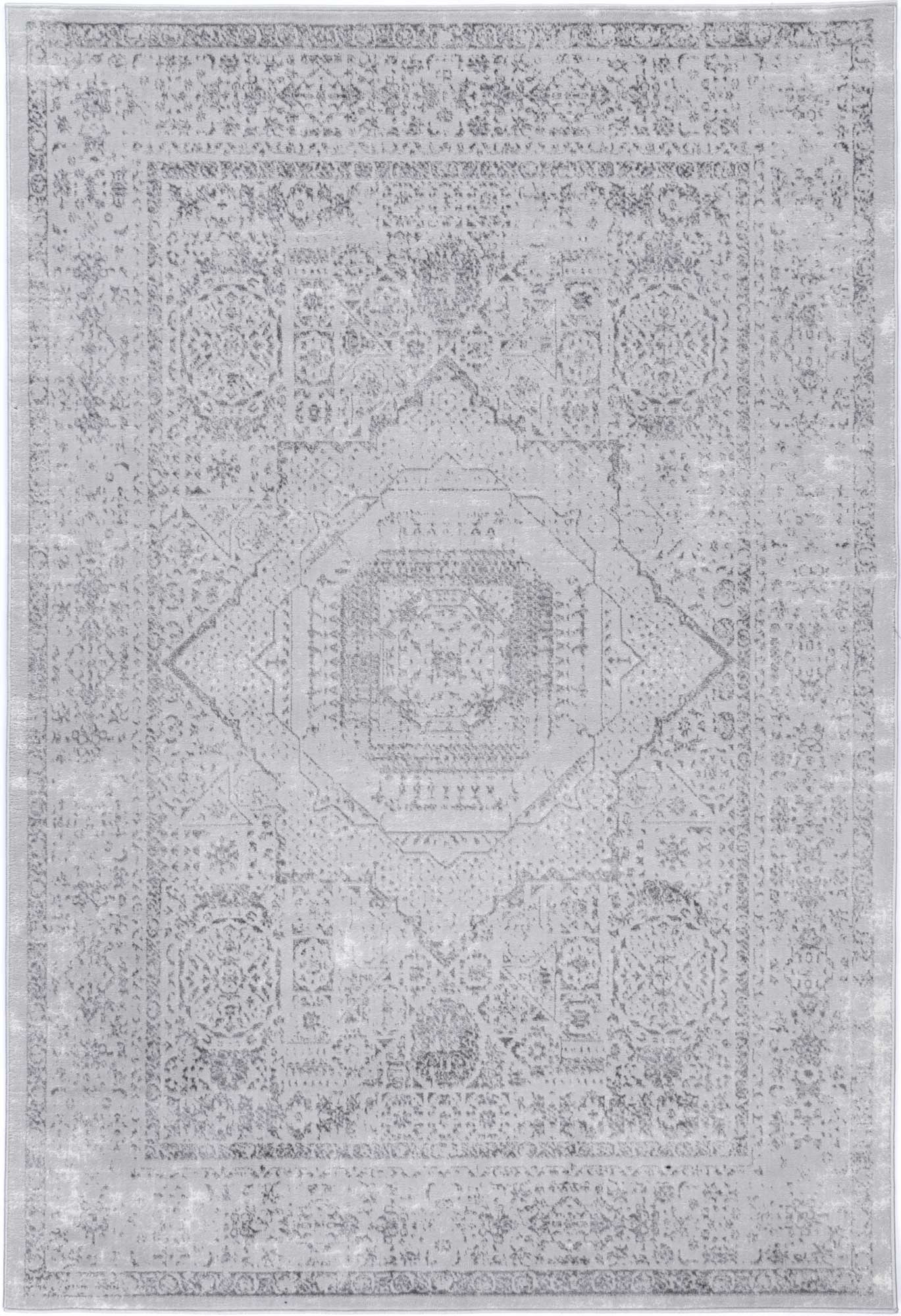 Almada Grey Traditional Rug