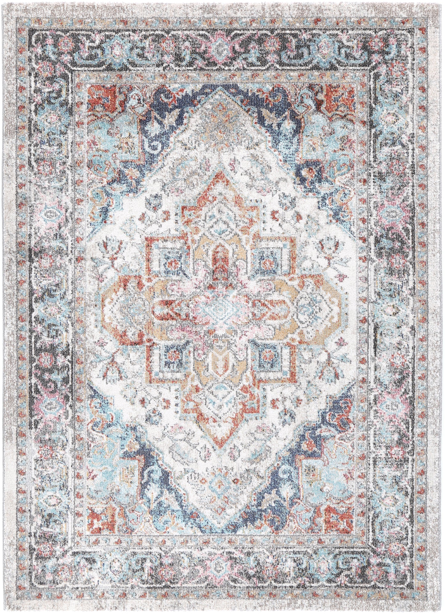 Mercury Yanet Ivory & Multi Rug