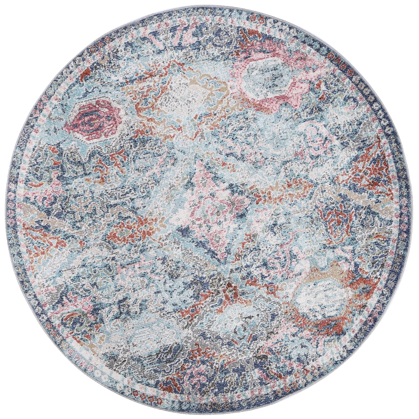 Mercury Cherie Multi Transitional Round Rug
