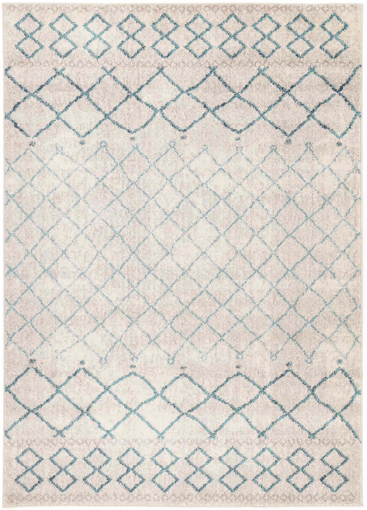 Asli Blue Lattice Rug