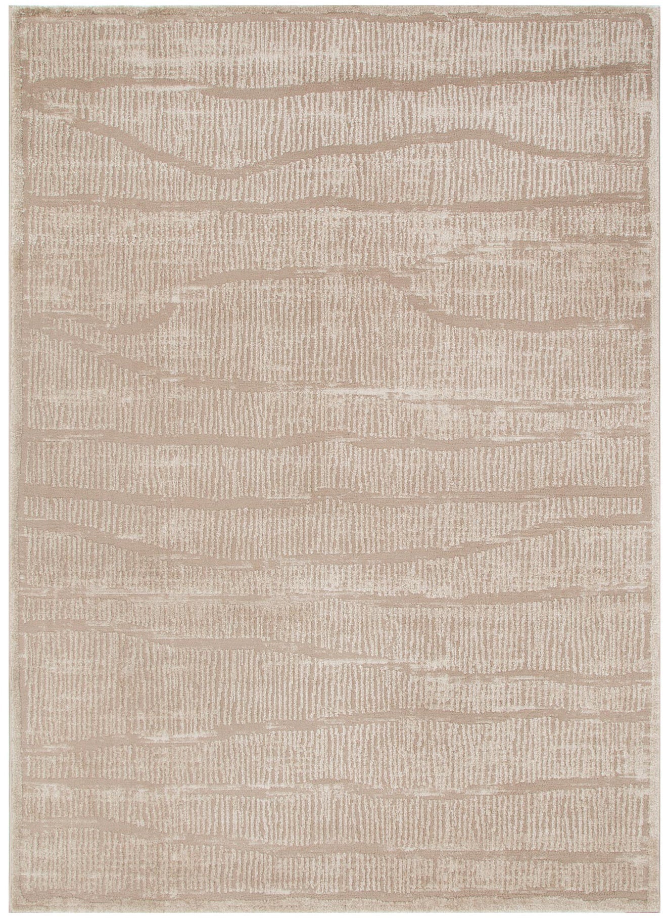 Sierra Abstract Beige Lines Rug