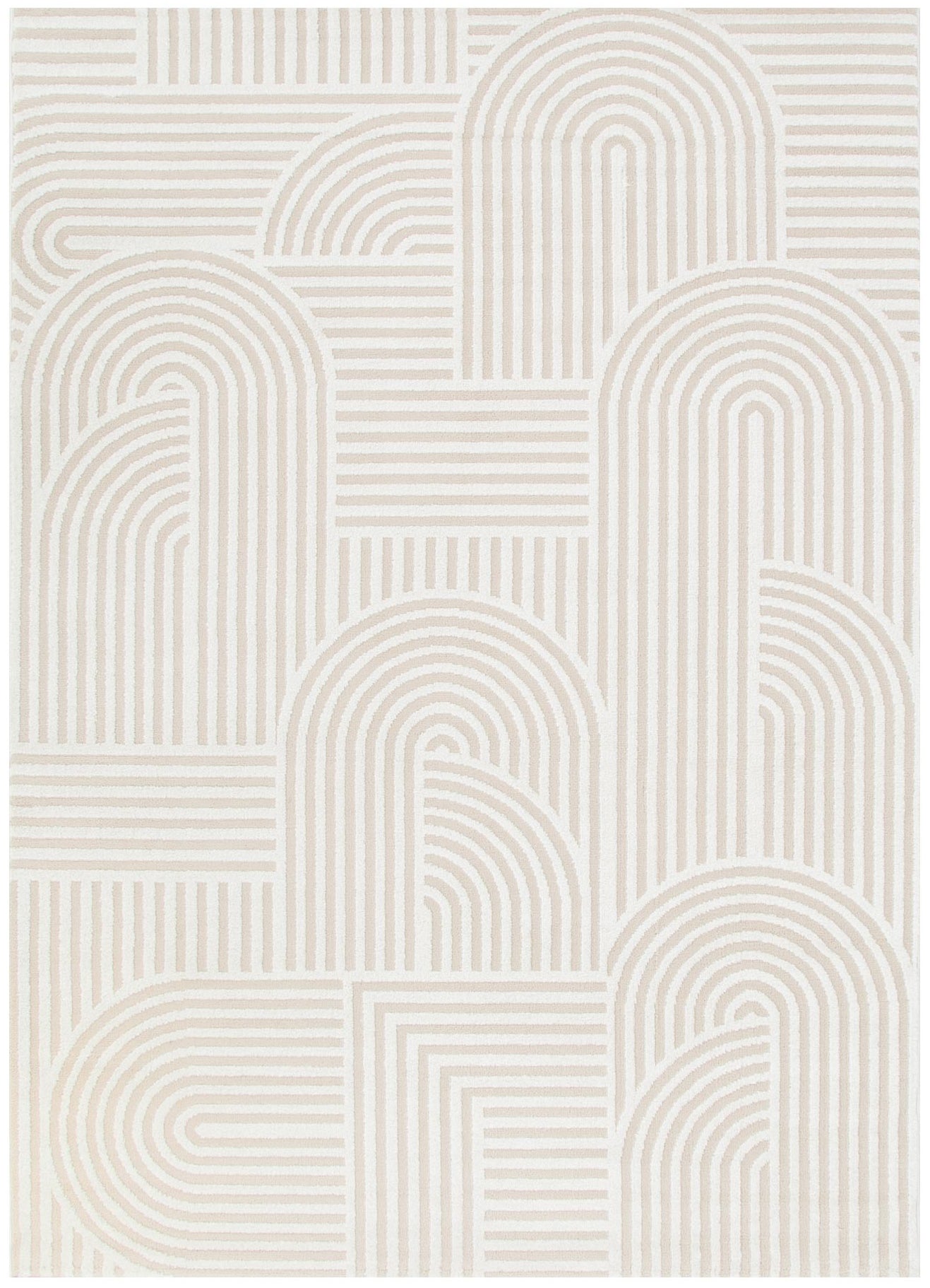 Sierra Arches Beige Ivory Rug