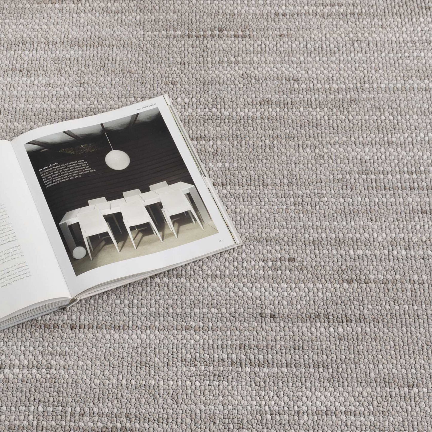 Berno Silver Loop Rug - B004