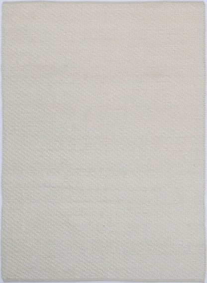 Basalt Ivory Wool Blend Textured Rug -  IVOR