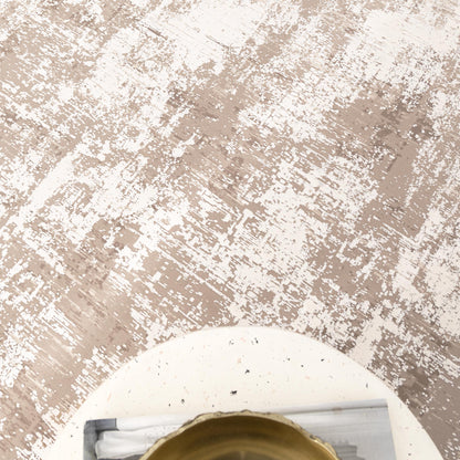 Chateau Distressed Beige and White Rug - CH07