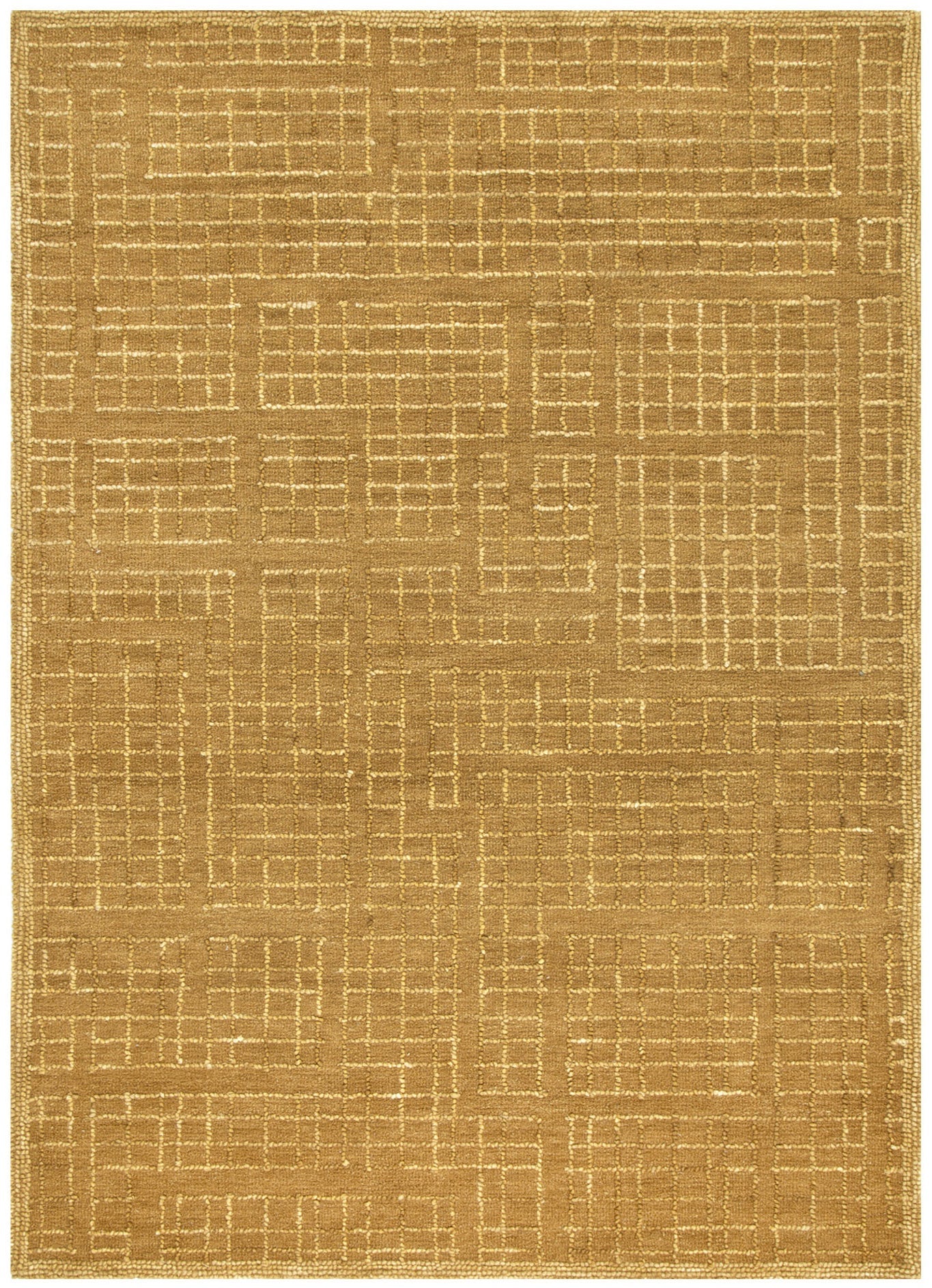 Abasco Citron Knitted Wool Rug