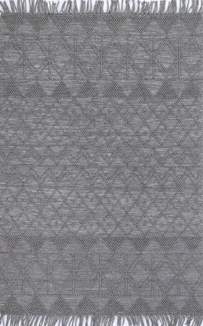 Diego Inca Grey Multi Wool Rug - DIEG01