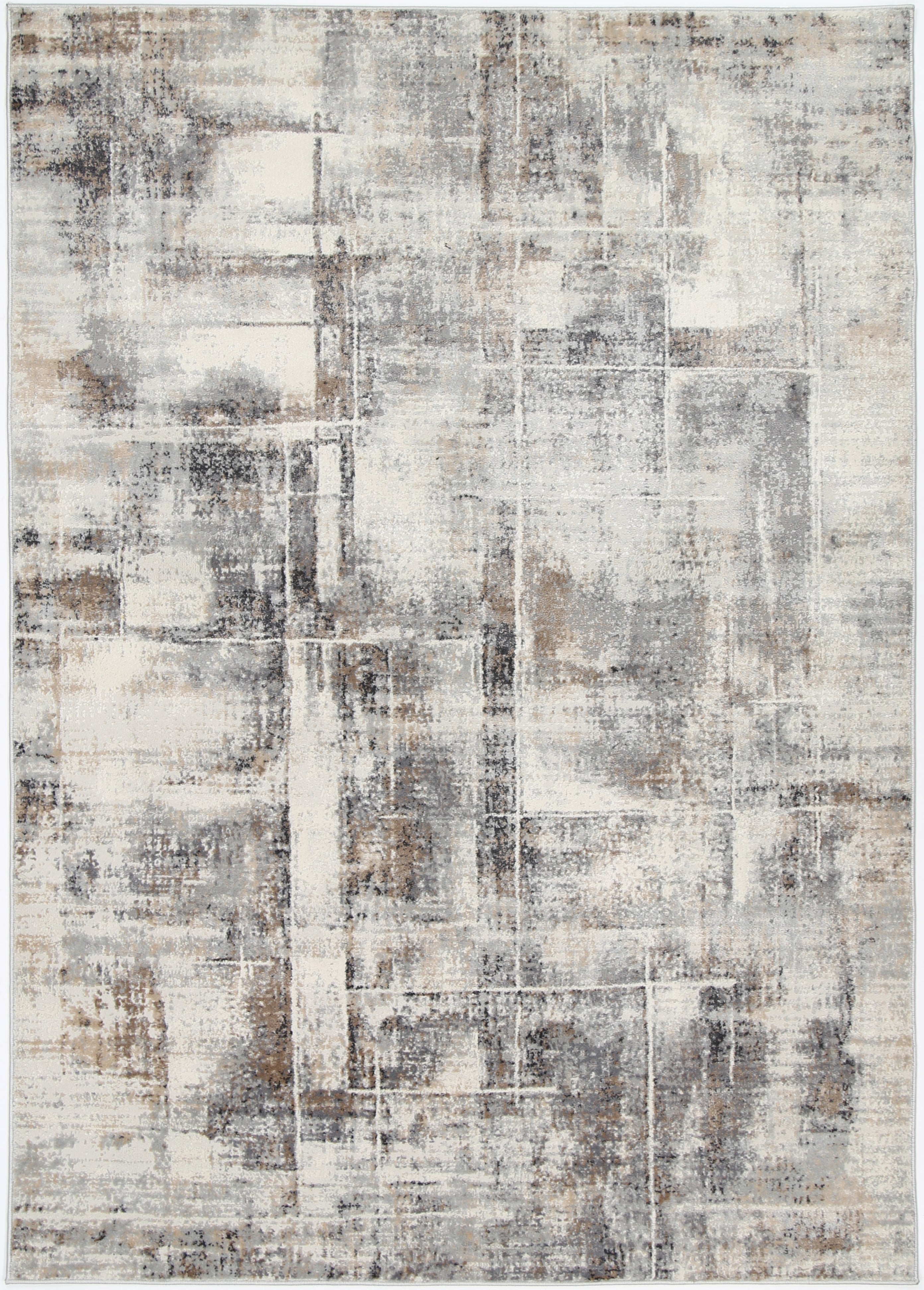 Expressions Rugs Expressions Beige Grey Modern Rug - EX07 – Boutique Rugs