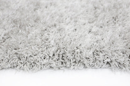 Flokati Super Soft Ultra Thick Shag Rug Silver
