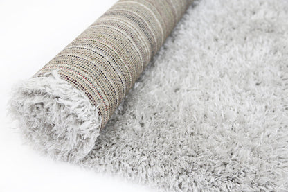 Flokati Super Soft Ultra Thick Shag Rug Silver