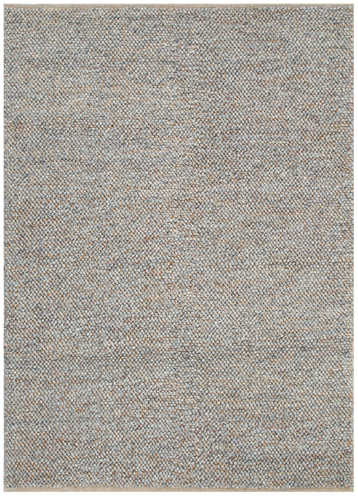 Eco Weave Grey Jute and Wool Rug