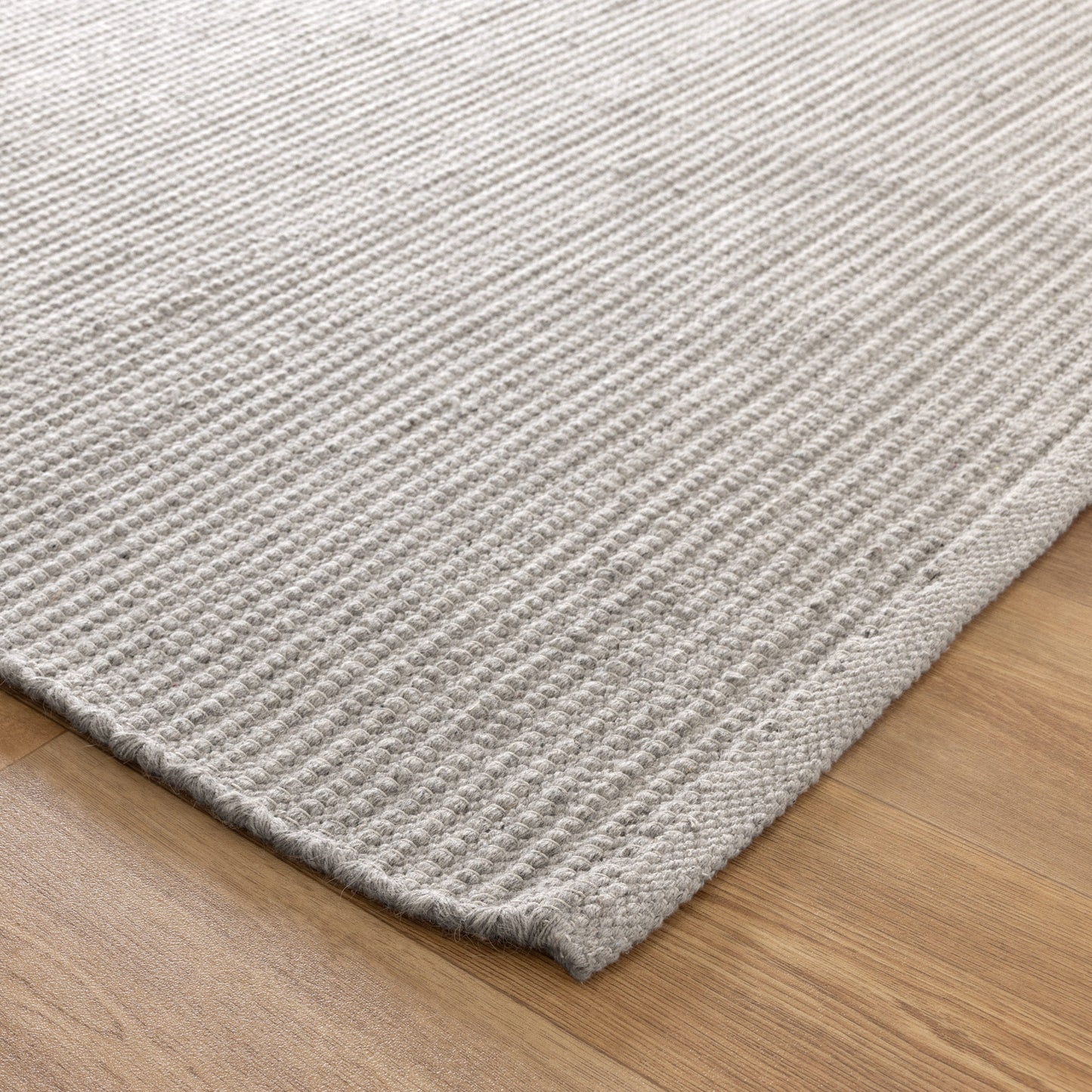 Natura Grey Wool Rug