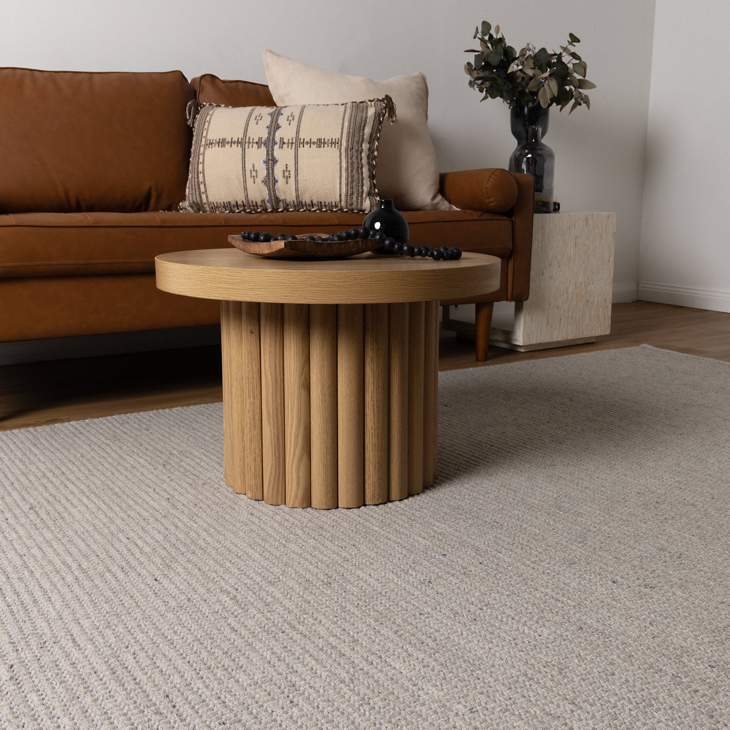 Natura Grey Wool Rug