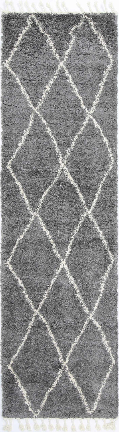 Kasbah Clara Diamond Tribal Grey Rug