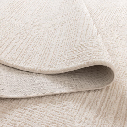 Lara Dimensions Cream Rug