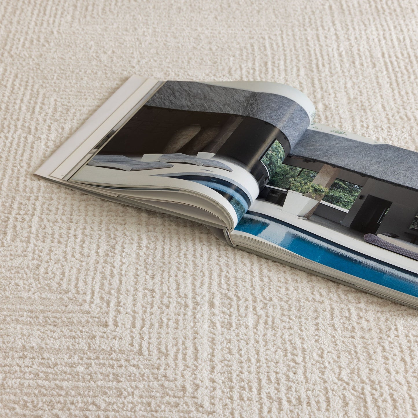 Lara Dimensions Cream Rug