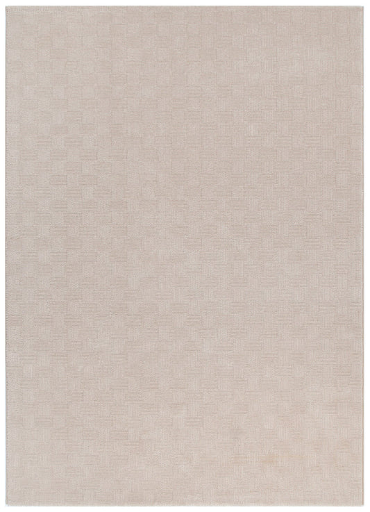 Lara Checkers Beige Rug