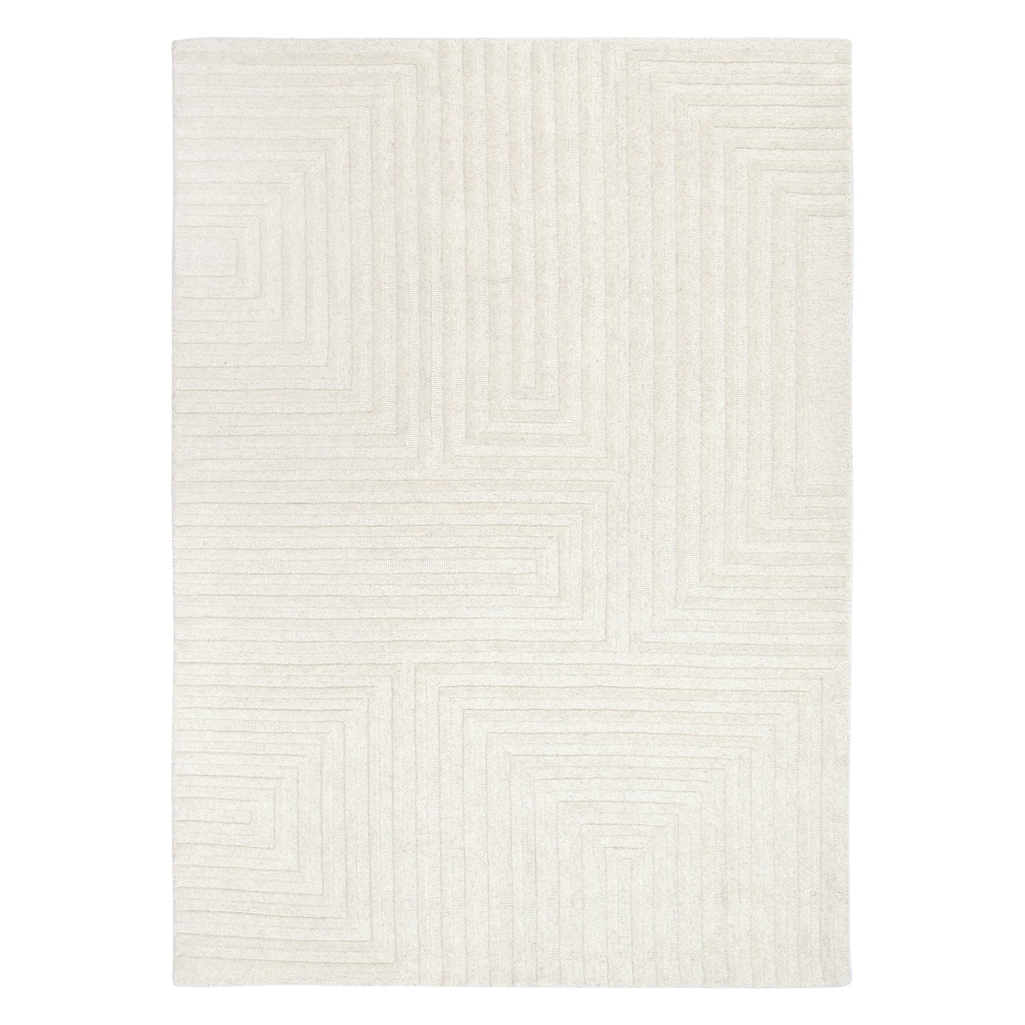 Les Nomades Felix Cream Wool Rug