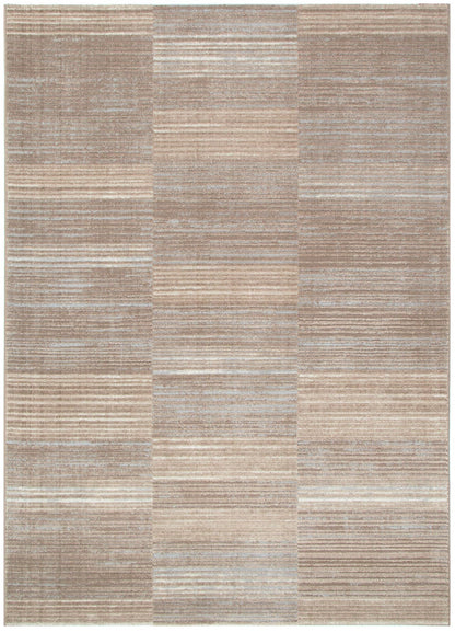 Sierra Lines Brown Grey Rug