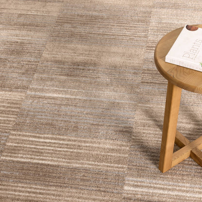 Sierra Lines Brown Grey Rug