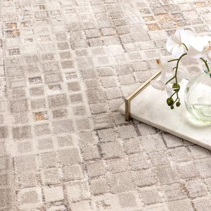 Pierre Cardin Ocean Matrix Beige Rug
