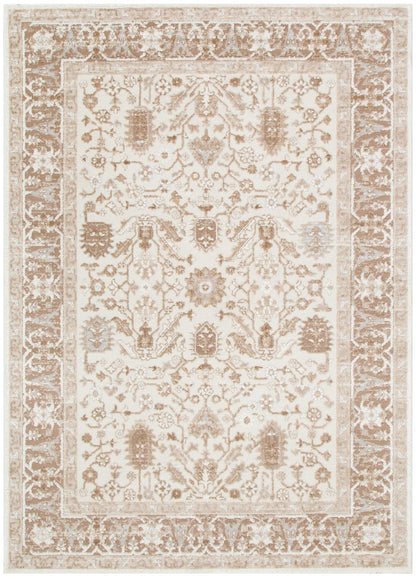 Sierra Oriental Border Beige Rug