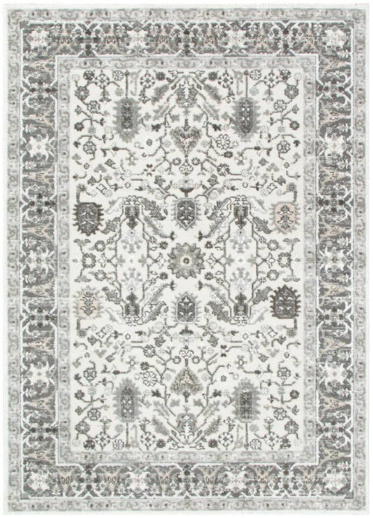 Sierra Oriental Border Grey Rug