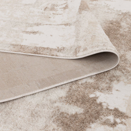 Wellington Abstract Wash Brown Rug - W007