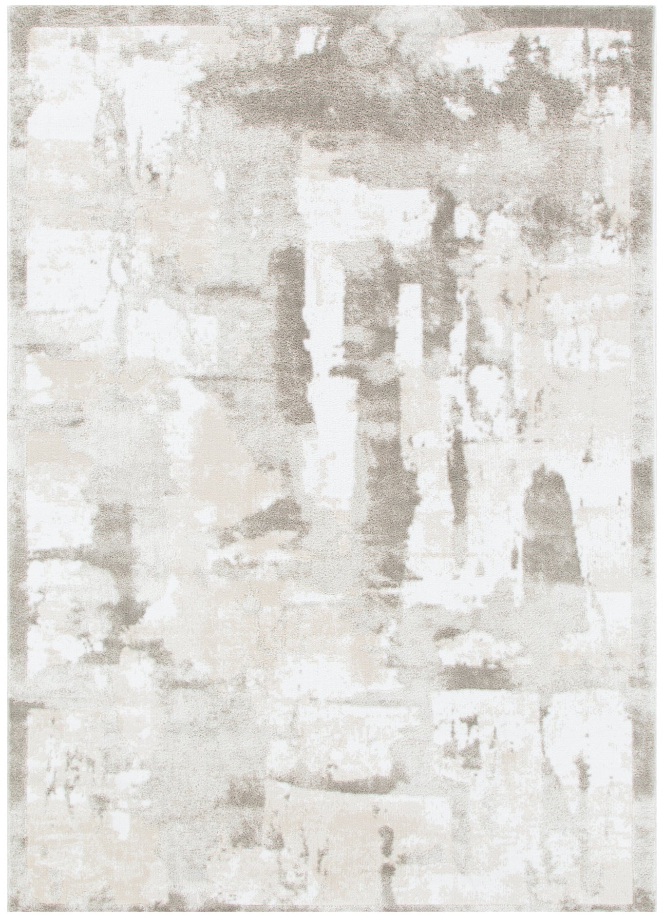 Wellington Abstract Wash Beige Rug - W008