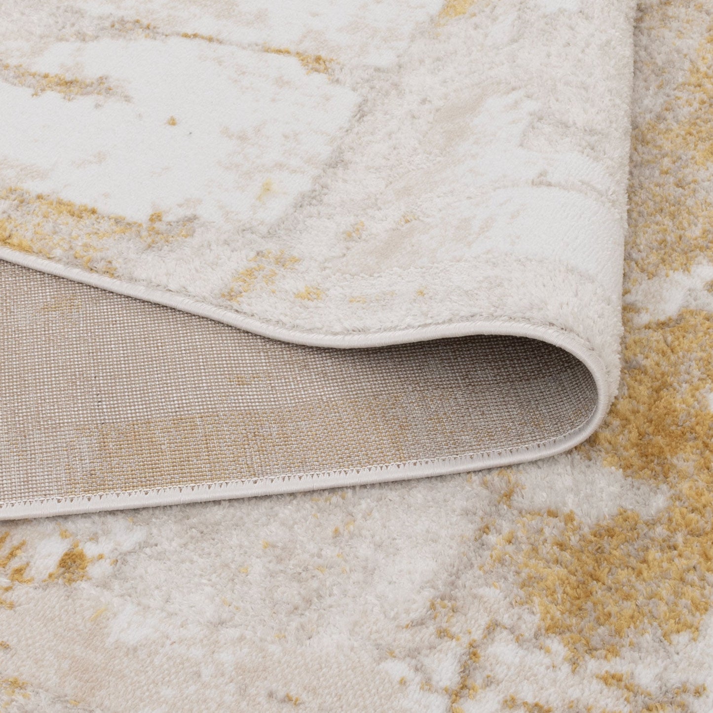 Wellington Abstract Wash Gold Rug - W009