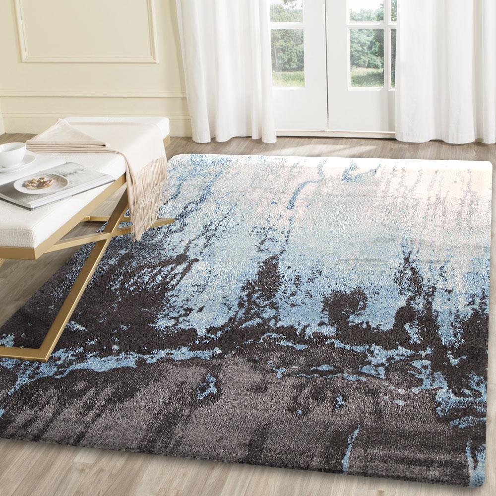 Morisot Blue Abstract Rug