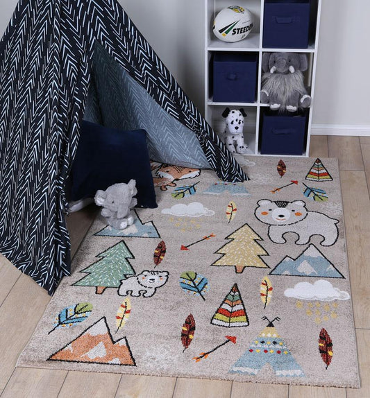 Nova Kids Adventure Beige Rug