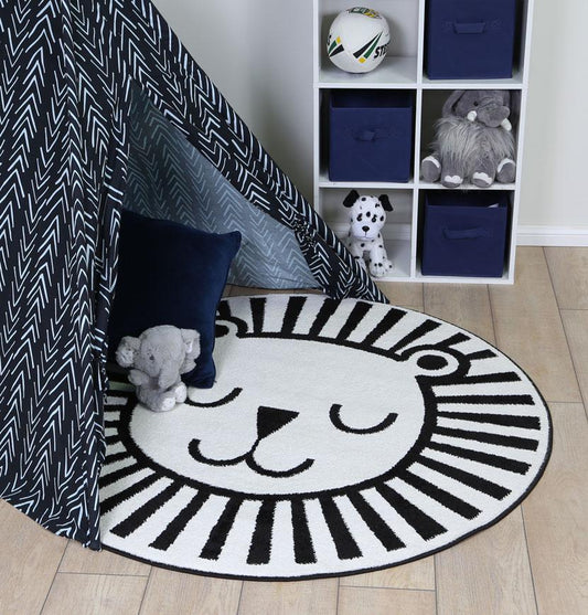 Nova Kids Lion Round Rug