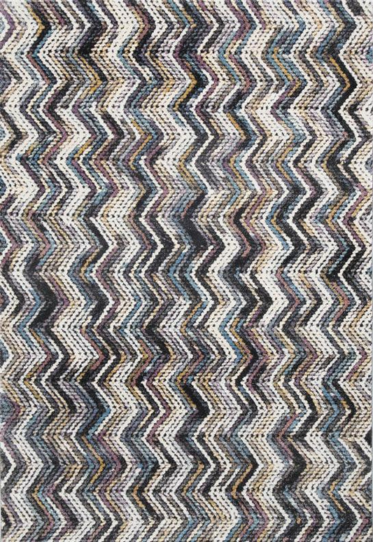 Linden Multi Pastel Chevron Rug