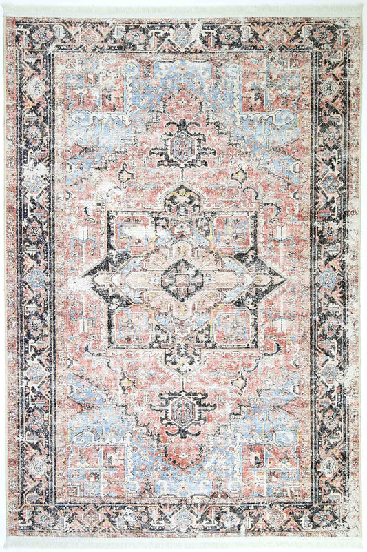 Distressed Vintage Annabel Terracotta Sky Rug