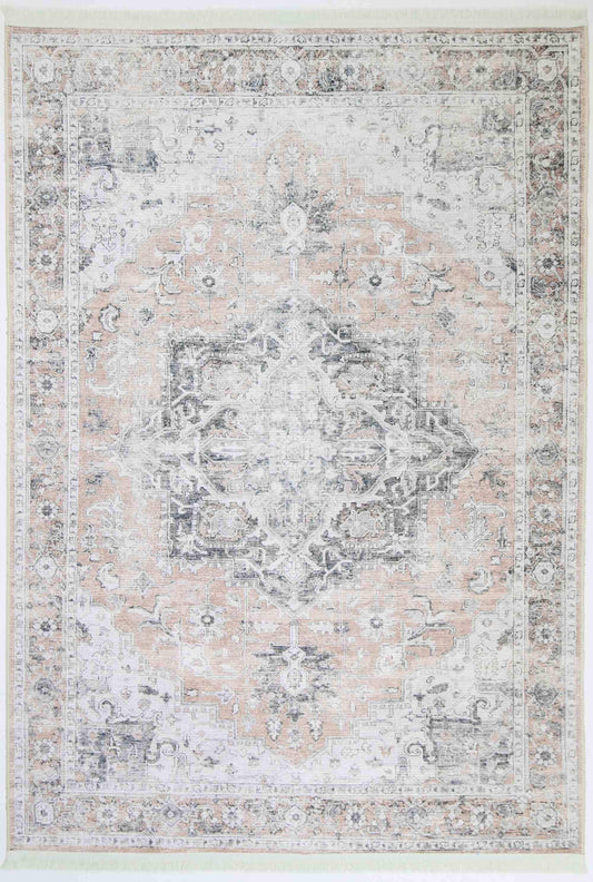 Distressed Vintage Tanasa Blush Rug