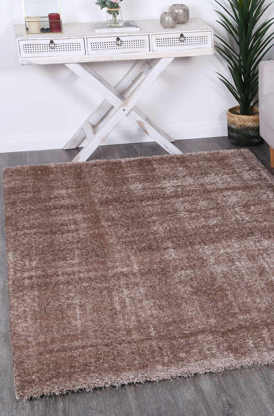 Puffy Soft Shag Beige Rug