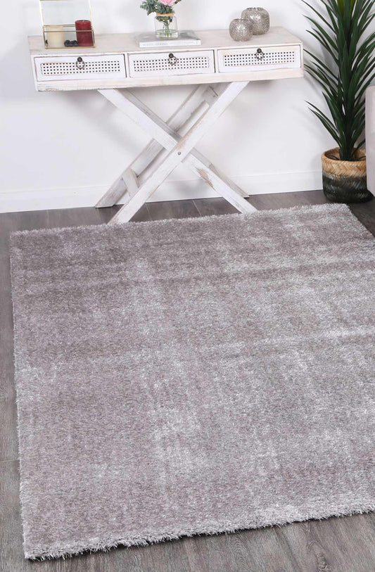 Puffy Soft Shag Grey Rug